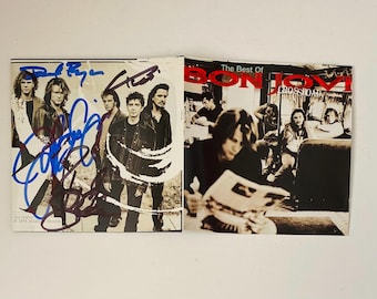 Bon Jovi Signed X-large Size Poster 1993 France Tour, Original