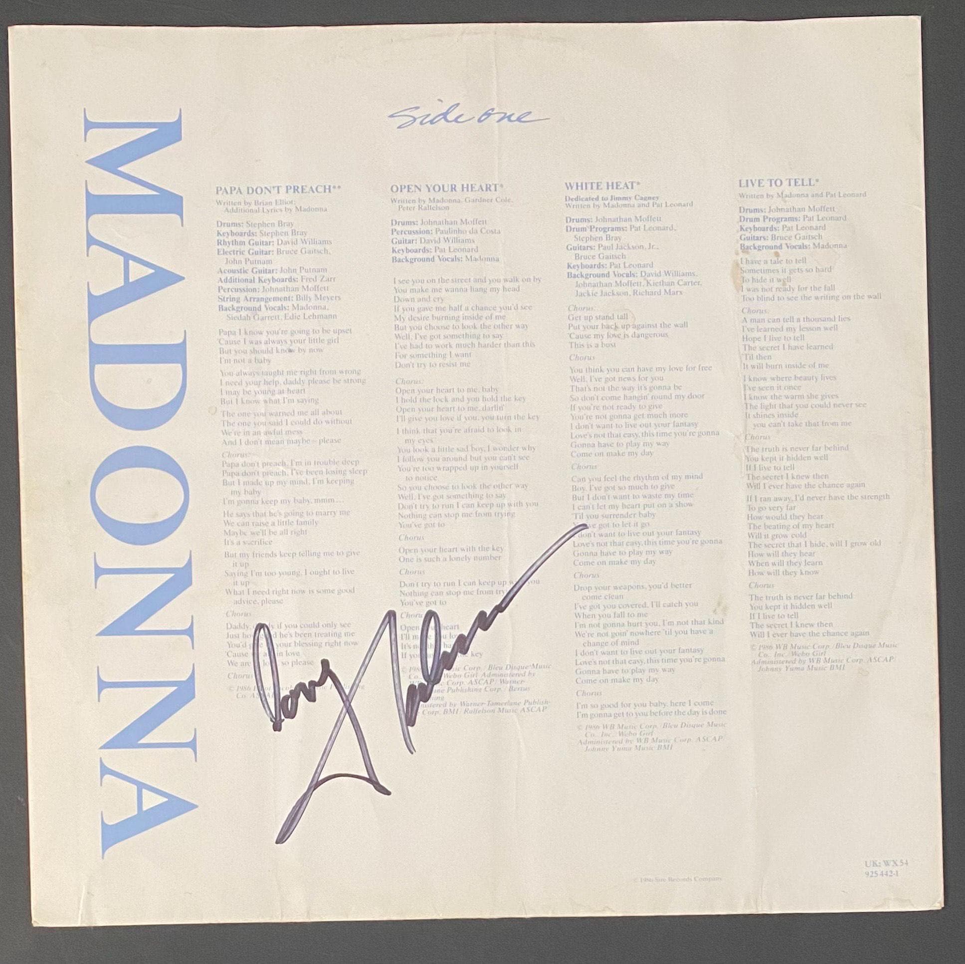 Madonna autograph - Etsy 日本