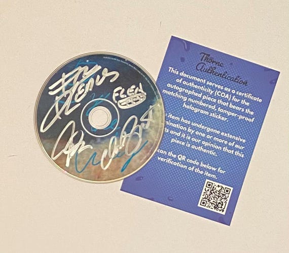 レッド・ホット・チリ・ペッパーズ バイ・ザ・ウェイ サイン入り