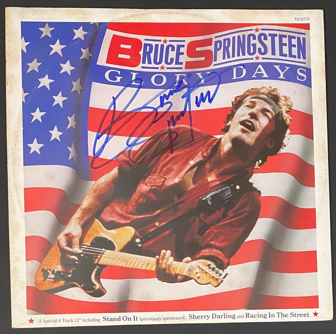 Bruce Springsteen Autograph on Original 12 Inch Record Sleeve With COA ...