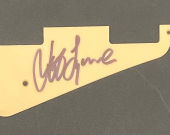 Ace Frehley Kiss Autograph on Les Paul Guitar Pickguard With COA