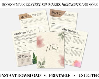 Mark Bible Study Guide: New Testament Overview (Digital Download)