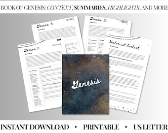 Genesis Bible Study Guide: Old Testament Overview (Digital Download)
