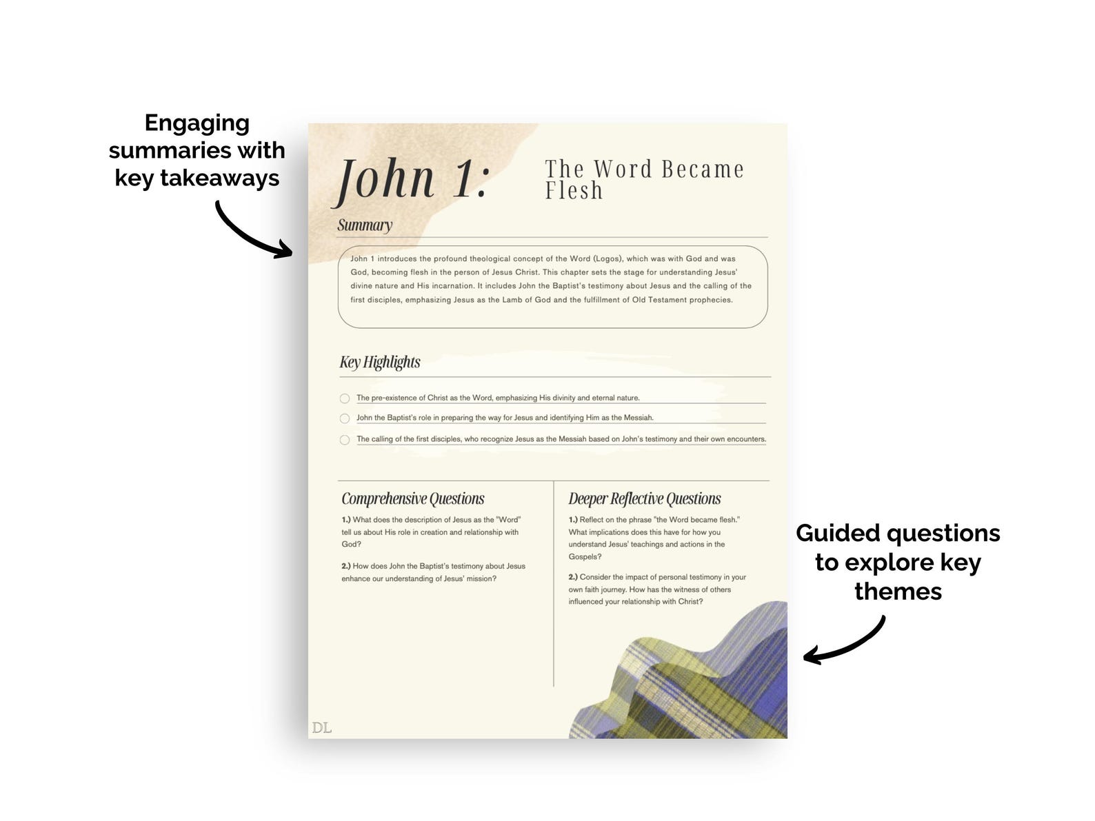John Bible Study Guide: New Testament Overview (PDF) - Etsy