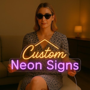 Engagement Gift Neon Sign | Personalized LED Couple Light | Custom Name Glow Decor | Wedding Proposal Sign | Love Gift for Couple