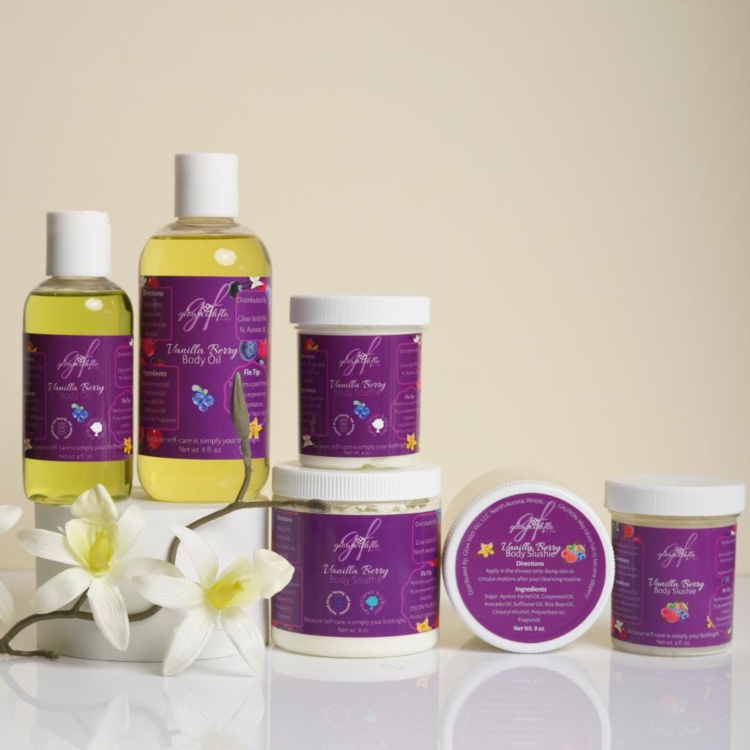 Vanilla Berry Body Care Bundle - Etsy