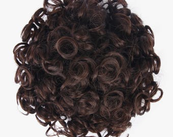 Messy Wavy Bun Drawstring Ponytail – Stacy | Messy Hair Bun Extension | Wavy Updo Hairpiece | Instant Bun for Women