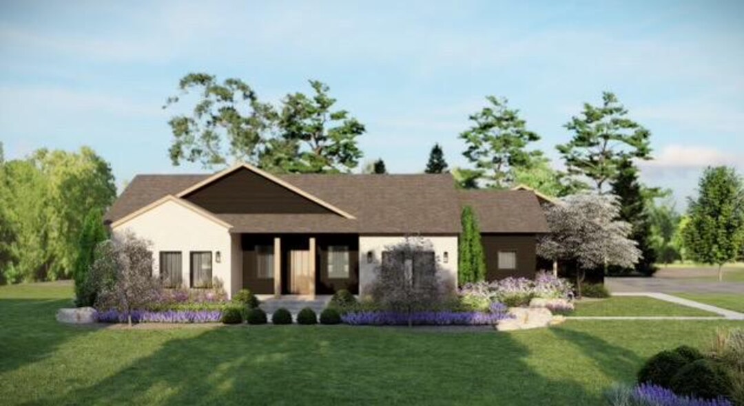 Custom Modern Ranch Floorplan-basic - Etsy