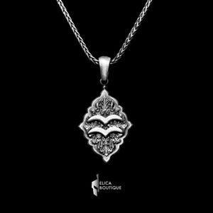 Aquarius Zodiac Necklace - Handmade Silver Pendant for Astrology Fans - Vintage Jewelry for Men and Women