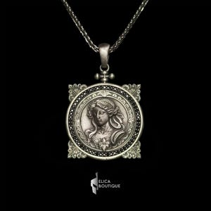 Virgo Zodiac Pendant, Handcrafted Virgo Necklace, Elegant Personalized Gift Idea