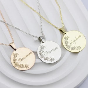 Personalized Silver Name Necklace, Silver Name Necklace, Personalized Necklace, Personalized Gift, Birthday Gift, Christmas Gift