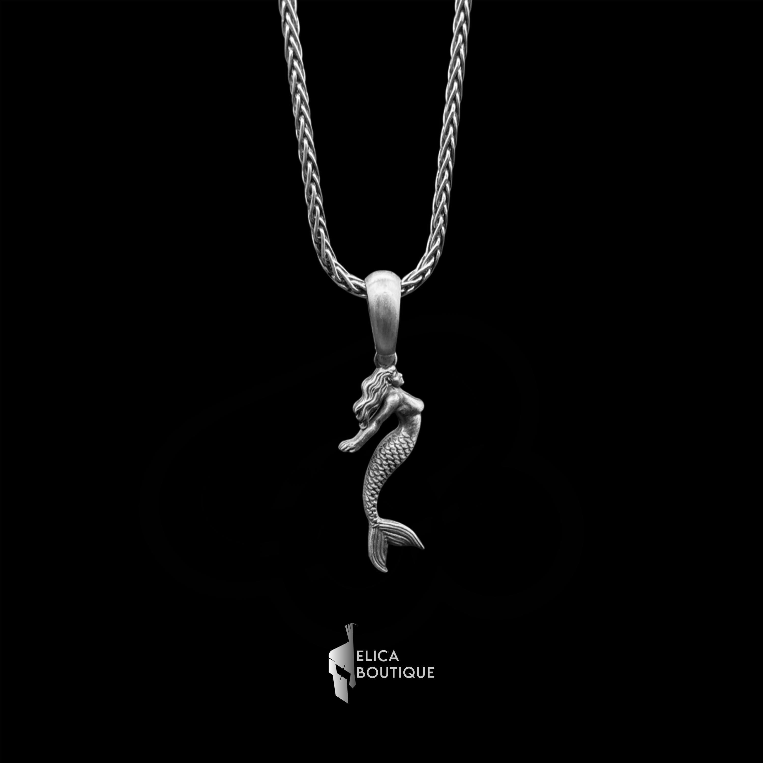 VU100, Collana in Argento con Ciondolo a Forma di Gatto, per Donne e Ragazze, con Cristalli Bianchi Brillanti, Regalo per Compleanno e San Valentino