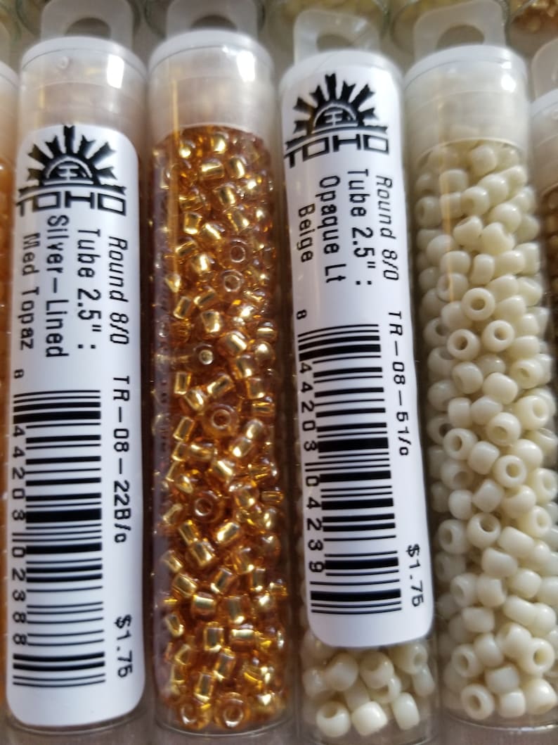 TOHO Seed Beads 8/0 Seed Beads 3mm Seed Beadsqty 8 - Etsy