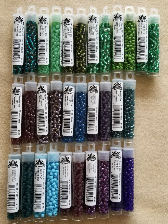 Toho Seed Beads 6 0 Seed Beads 3 5mm Beads Qty 9 Grams Etsy