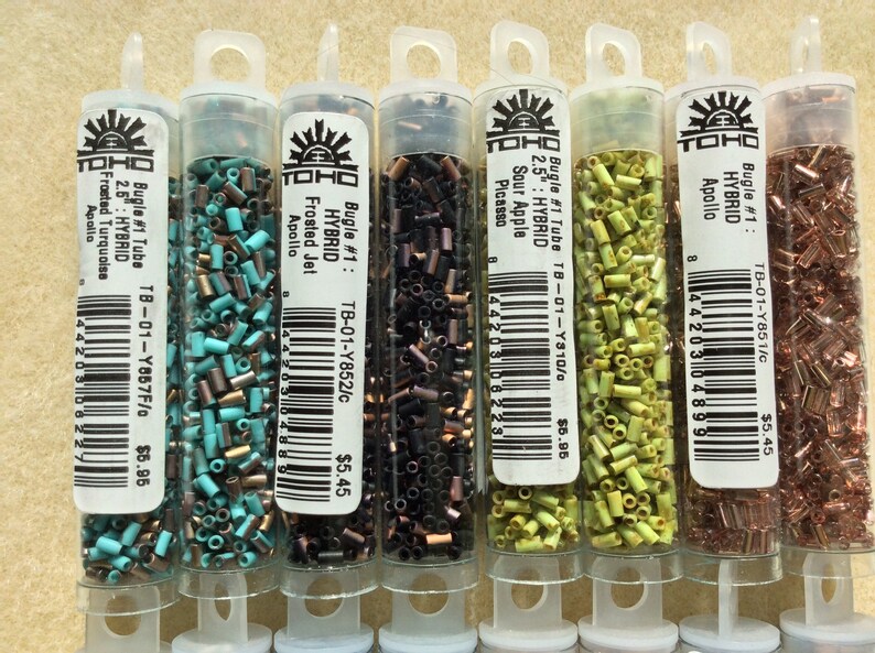 TOHO 3MM Bugle Beads Bugle BeadsSeed BeadsJet Etsy