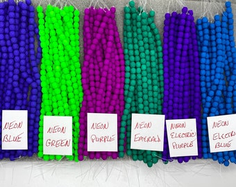 Czech Glass 6mm Faceted Fire Polished Beads, (25) or (50) pcs,Neon Blue, Neon Purple, Neon Pink,Neon Pink,Neon Green,Orange,Jewelry Supplies