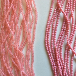 Czech Glass Druk Beads, (100) pieces, 4mm Round Beads, Opaque Pink, Milky Pink, Jet AB, Luster Mix, Matte Jet, Topaz/Pink, Jewelry Supplies