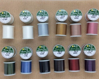 K.O. Beading Thread, Japanse Beading Thread, 55yd, Maat B Beading Thread, Pre-Waxed Nylon Beading Thread, 19 kleuren, keuze uit kleuren