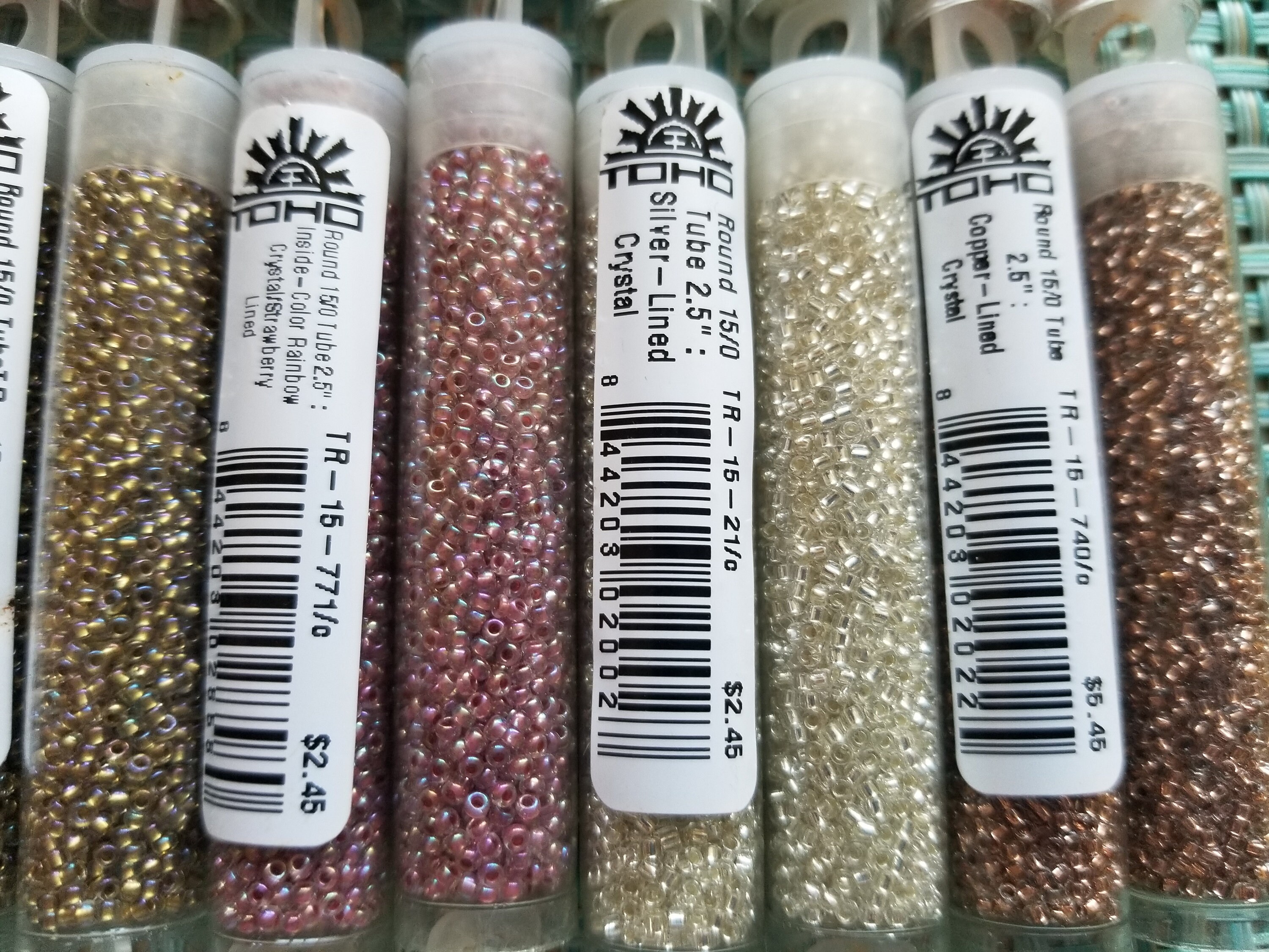 15-140, Miyuki 8.2g Transparent Red Orange 15-140, Miyuki 8.2g Transparent Red Orange