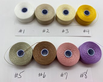 S-Lon Nylon Beading Thread Size D - 78 Yards Teal Color