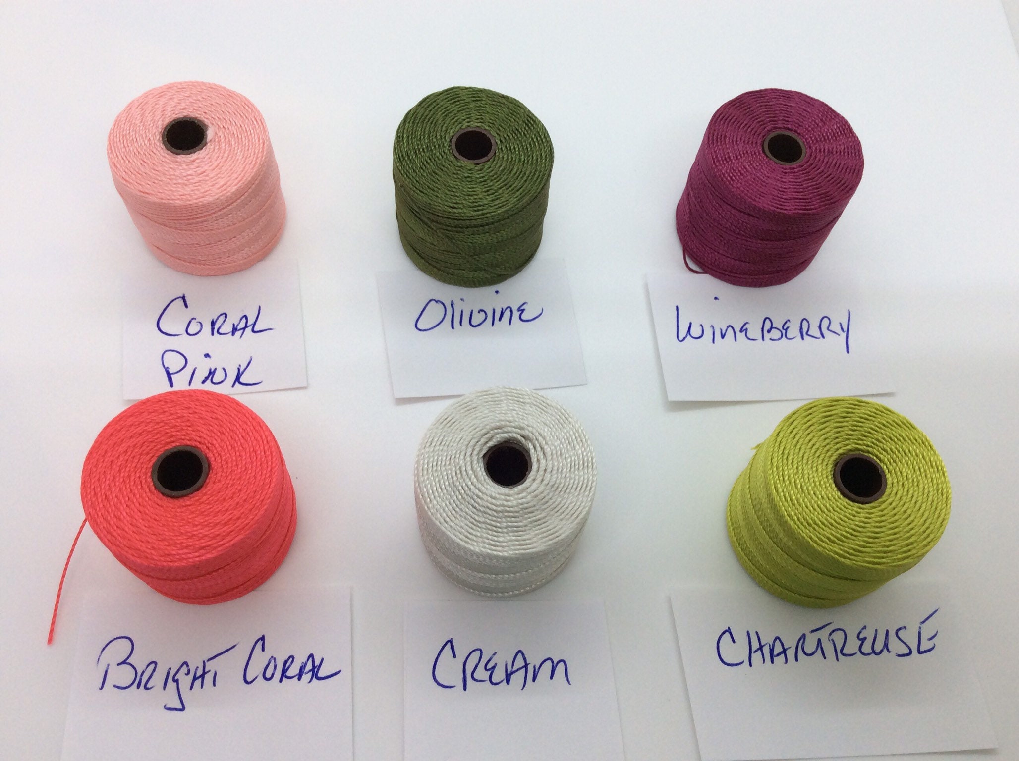 S-lon Tex 210 Beading Cord,new COLORS, Bead Crochet