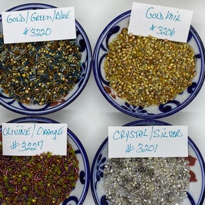 TOHO Rocailles- Multi / Form und Farbe, Rocailles Perlenmix, 12 oder 20-Gramm-Beutel, Gold Mix, Rot / Braun Mix, Silber Mix, Orange Mix, Schmuckzubehör