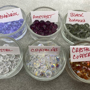 Swarovski Crystal Round Beads 5000-8mm-10 Pieces-Choose Color