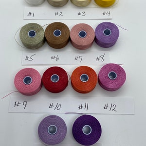 S-Lon Superlon Beading Thread, Tex 45, Size D, 78 Yard Bobbin, 34 Colors to Choose From, Stringing Material, Jewelry Supplies,