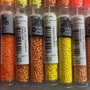 TOHO Seed Beads Size 11/0, 2.5 Tube,japanese Seed Beads,hyacinth ...