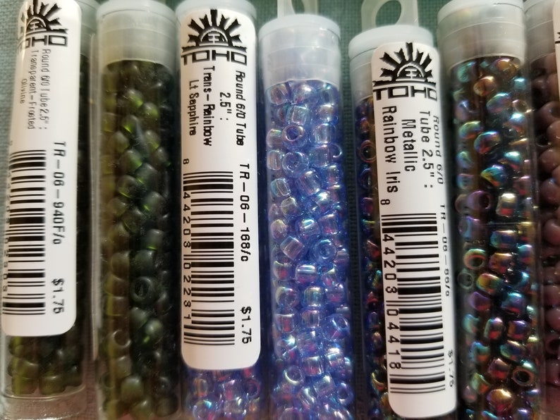 TOHO Seed Beads 6/0 Seed Beads 3.5mm Beads Qty 9 grams | Etsy