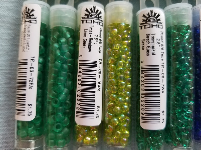 TOHO Seed Beads 6/0 Seed Beads 3.5mm Beads Qty 9 Grams - Etsy