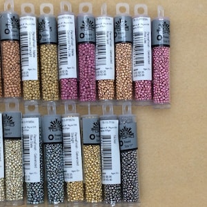 TOHO,Size 11/0, Seed Beads,Metallics, Pink Lilac,Starlight,Matte Starlight,Matte Rose Gold,Nickel,Blue Slate,Aluminum,Jewelry Supplies