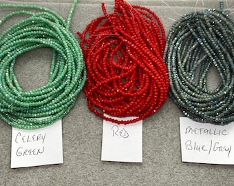 3mm Faceted Chinese Crystal Beads: Jewelry Supplies, 16" Strand