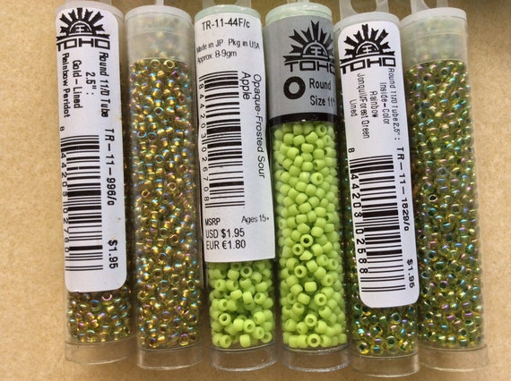 TOHO Seed Beads- 11/0, 2.5 TOHO Seed Beads- 11/0, 2.5