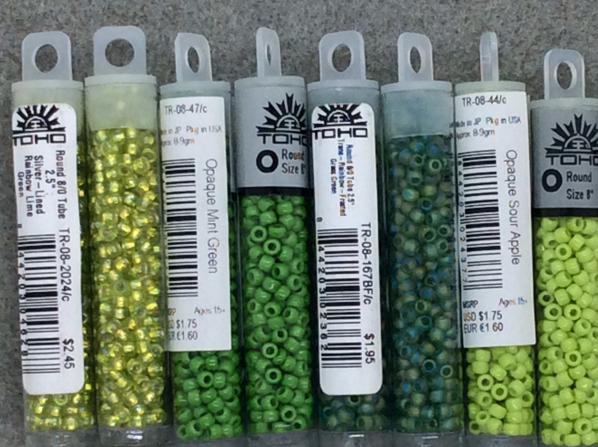 TOHO Seed Beads 8/0 Seed Beads 3mm Seed BeadsQty 8 | Etsy