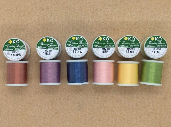 K.O. Beading Thread, Japanese Beading Thread, 55yd, Size D K.O. Beading Thread, Japanese Beading Thread, 55yd, Size D