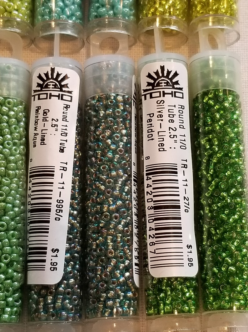 TOHO Seed Beads 11/0 2.5 Tube 9 grams-Japanese Seed | Etsy