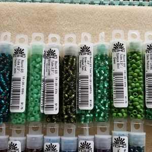 TOHO Seed Beads, 6/0 Seed Beads, 3.5mm Beads, Qty 9 Grams, Approx. 135 ...