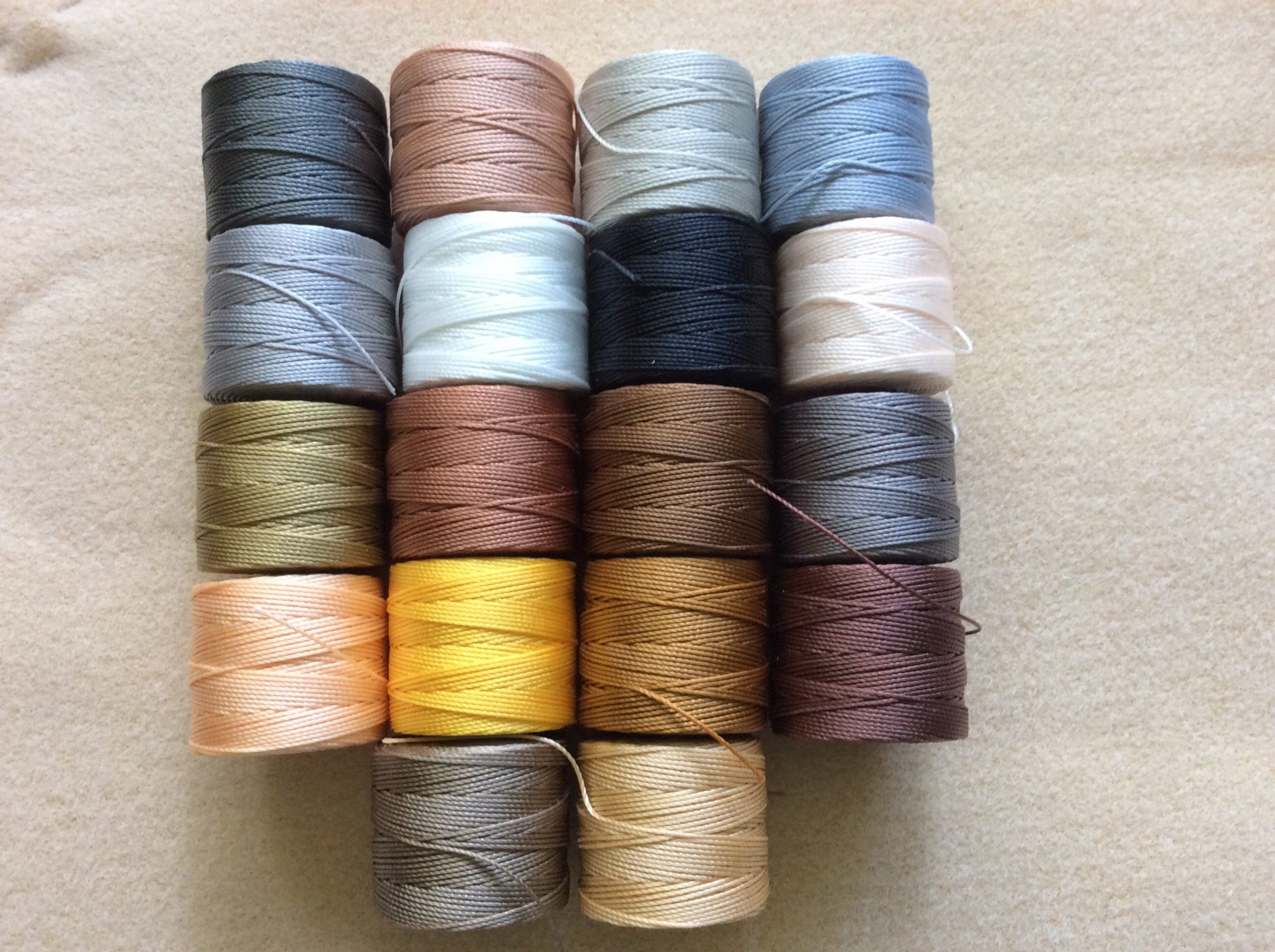 NEW COLORS S-Lon Tex 210 Beading Cord, Bead Crochet, Kumihimo, Micro …