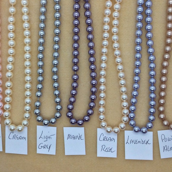 8mm Swarovski Pearls (5810), 8mm Pearl Beads, 25 Pieces, You pick the color,8mm Pearls, Jewelry Supplies.