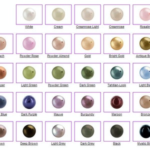 Swarovski 4mm Pearls (5810), 4mm Glass Pearl Beads, 50 piece packages,30 Color Choices,Iridescent Tahitian, Jewelry Supplies