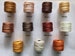 S-Lon Tex 400 Beading Cord, Kumihimo, Macrame, Crochet Cord, 0.9mm Diameter, 35 Yard Spool, Gold,Brown,Cream,White,Rust, Choice of Colors 