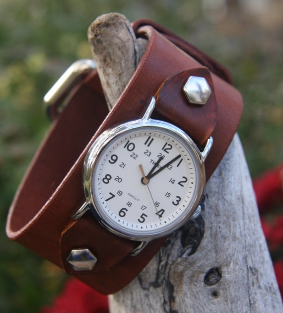 Timex-leather Watch-men's Watch-fossil 