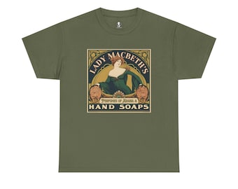 Lady Macbeth Shirt | Shakespeare Literary Humor Tee | Out Damned Spot Gift for English Teachers & Theatre Lovers