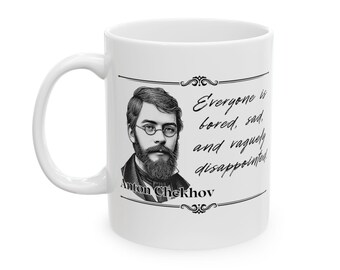 Theatre Gift: Chekhov Parody Coffee Mug - Ceramic
