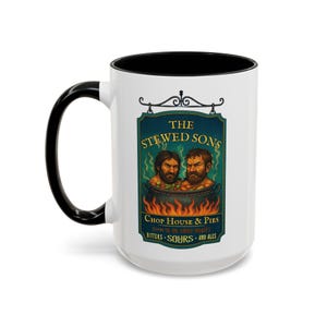 Stewed Sons Shakespeare Mug: Funny Theatre Nerd Gift