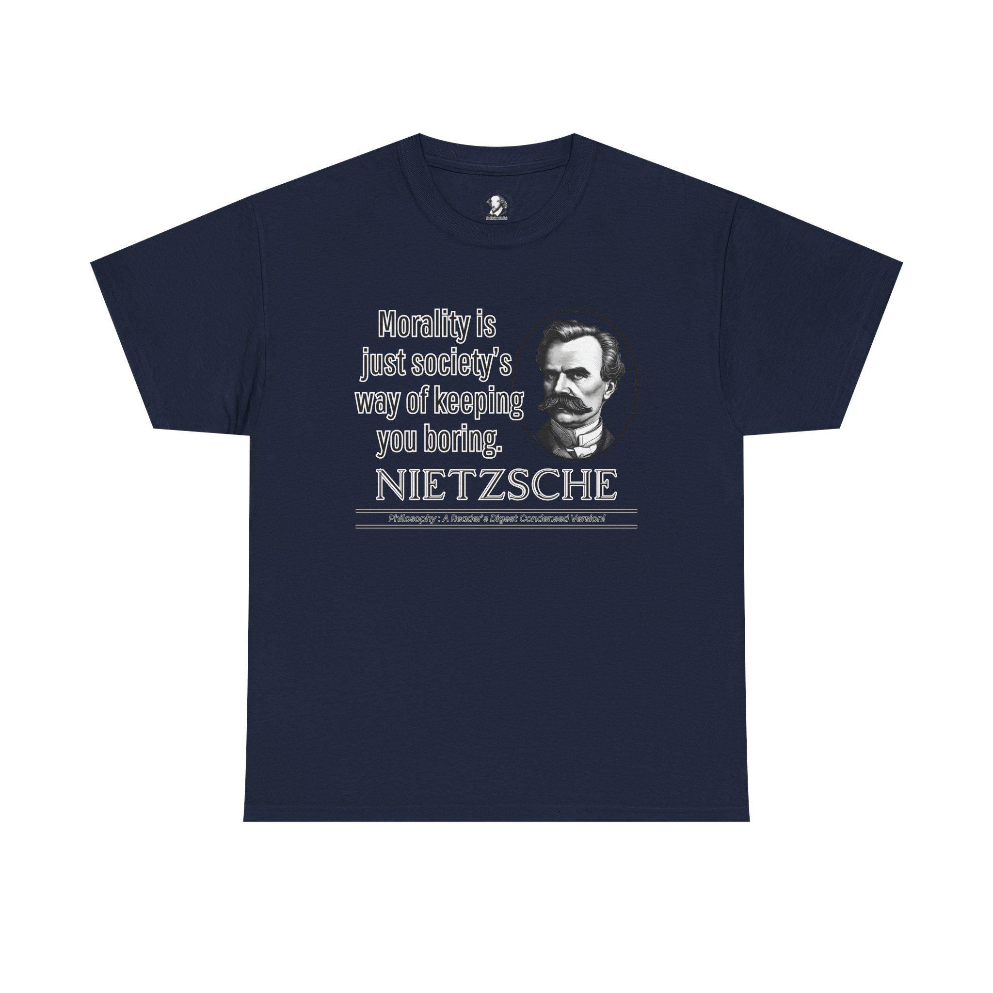 面白い哲学：ニーチェTシャツ、哲学者パロディ、コットン - Etsy 日本