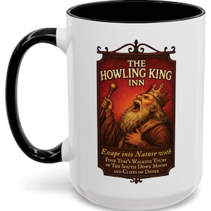 The Howling King Mug: King Lear Shakespeare Gift