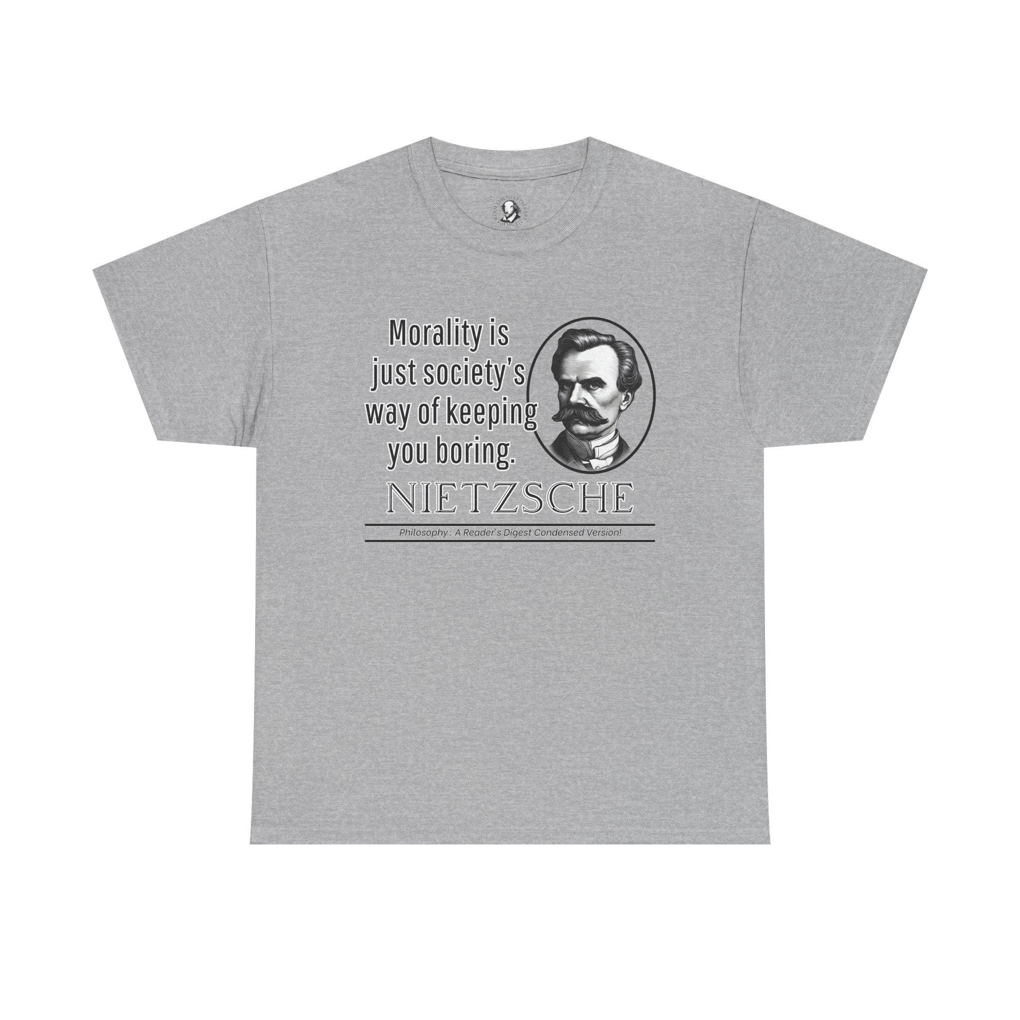 面白い哲学：ニーチェTシャツ、哲学者パロディ、コットン - Etsy 日本