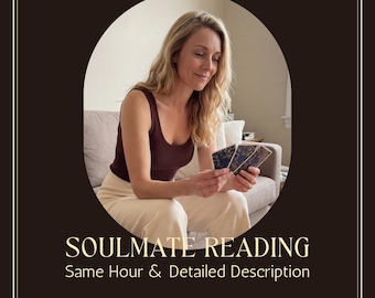 Same Hour Soulmate Reading, Detailed Description, Looks, Zodiac, Timing, Future, Written PDF